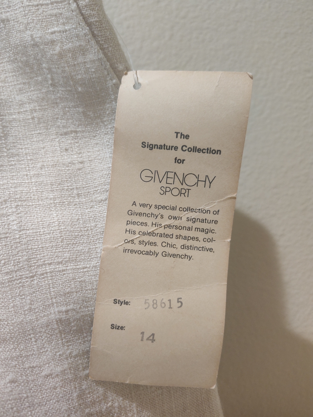 NWT Givenchy Sport Cream Textured Suit Skirt Size 14 - Picture 2 of 4